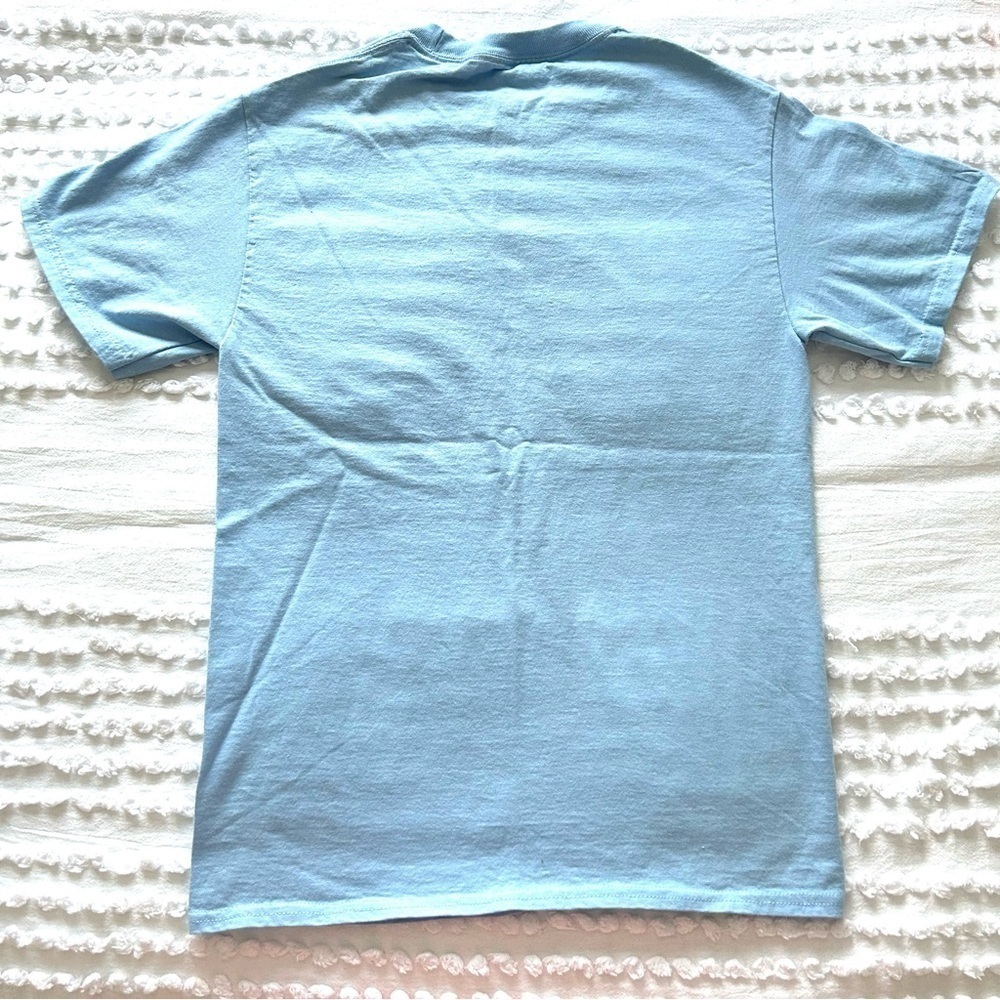 Disney Disneyland Happiest place on Earth Light blue Cotton T shirt fr Sz S - Picture 13 of 13